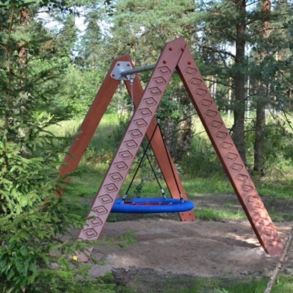 Divvietīgas šūpoles AMK001 (be sēdvietu ir savienojumu detaļu)