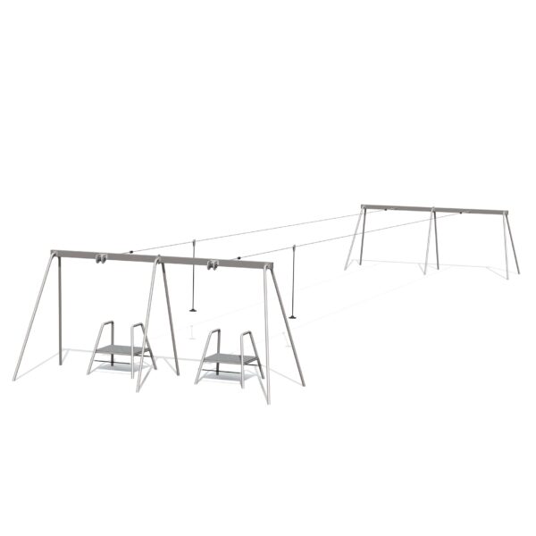 Šūpoles "Tarzan šūpole" su platforma, dvigubos SPR100-2