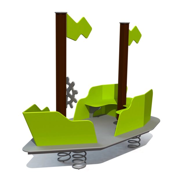 Rotaļu valtis "Topu" ant atsperu MM120V