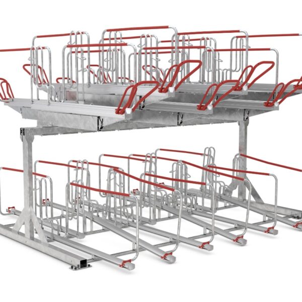 Divstāvu velosipēdu parkavimo sistēma VarioHub